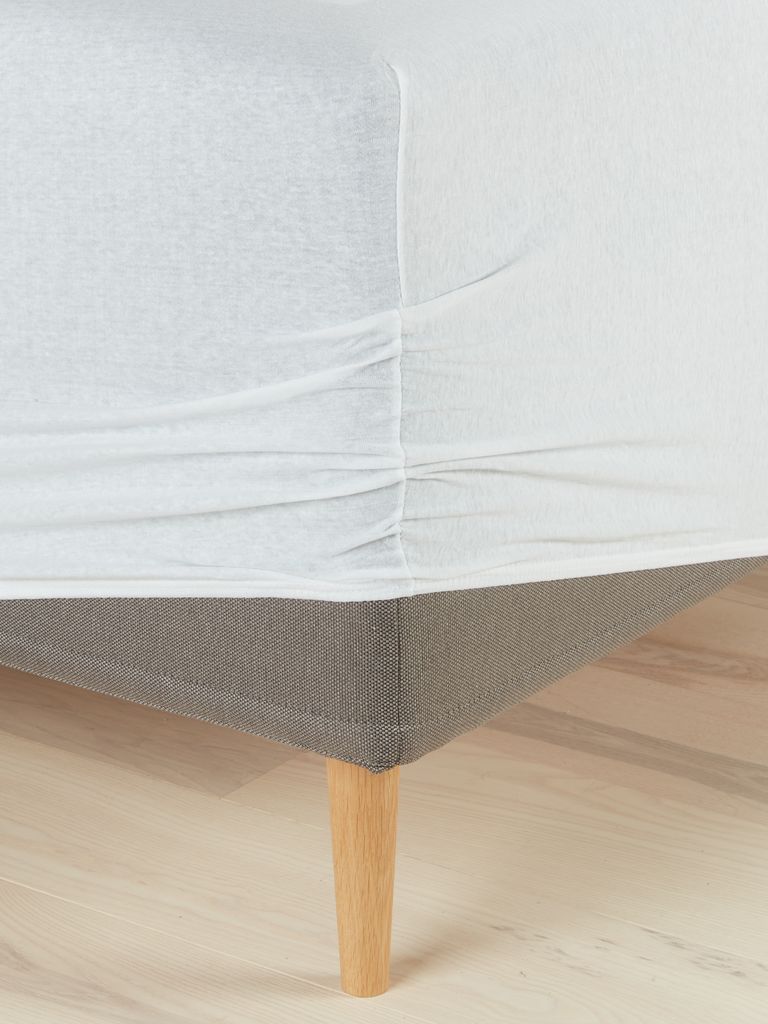 JENNY plus Prześcieradło Jersey JENNY 90x200x35cm białe