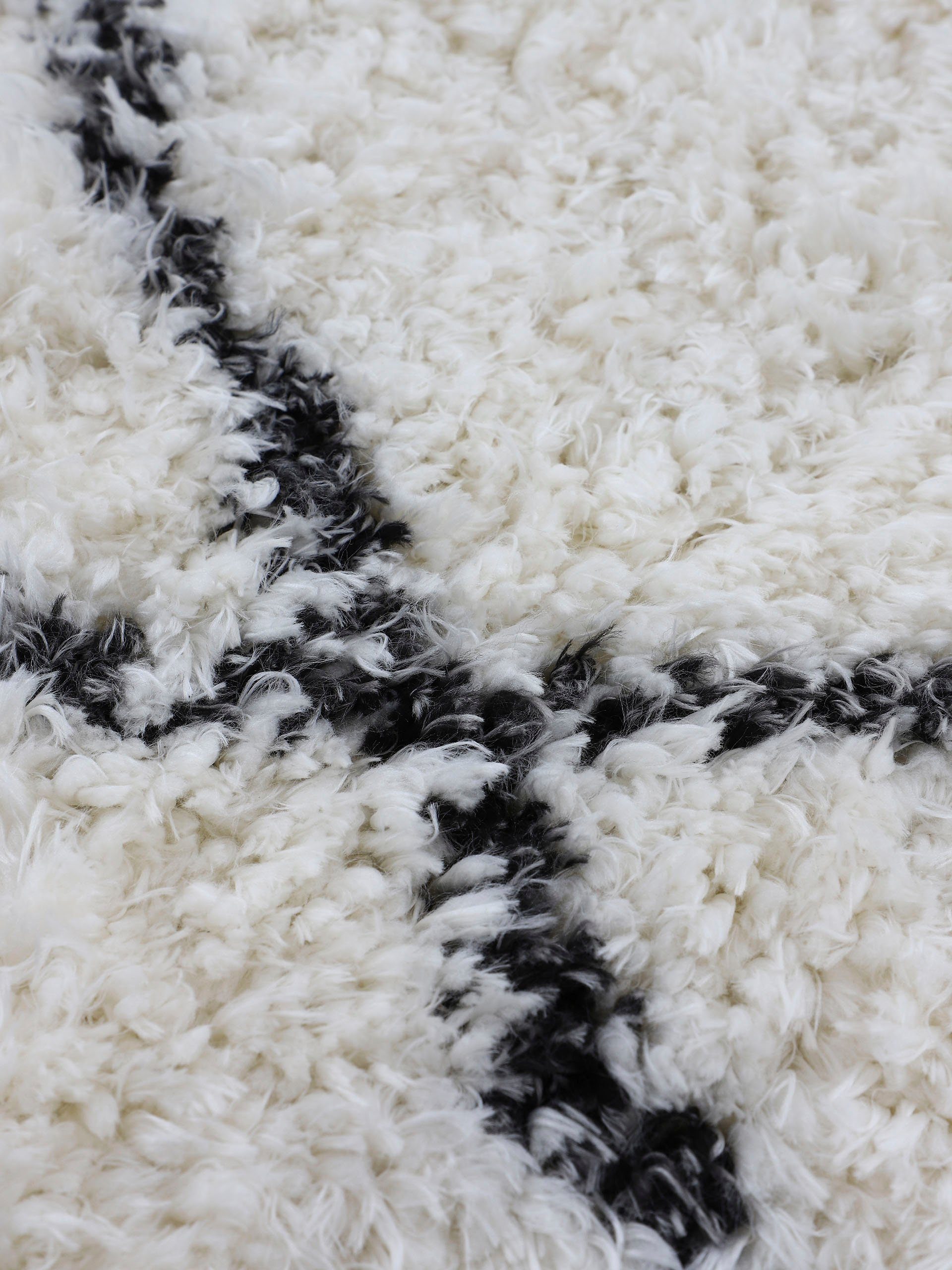 Hochflor-Läufer Eddy, carpetfine, rechteckig, Höhe: 30 mm, mit Fransen, Wohnzimmer