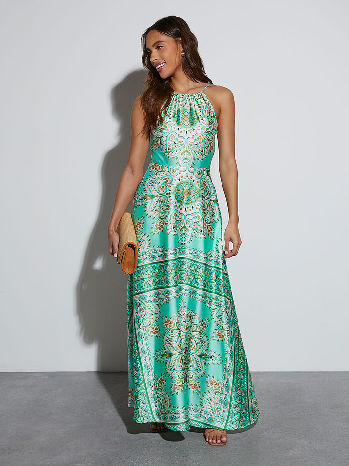 Milan Kiss Kleid in Türkis/ Grün günstig kaufen