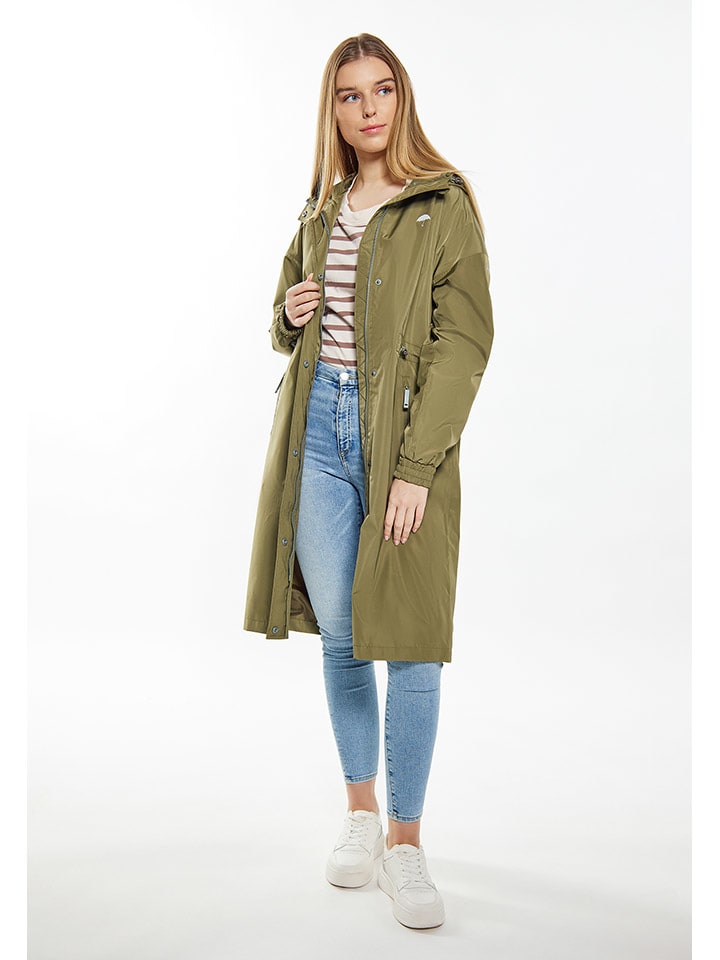Schmuddelwedda Regenmantel in Khaki günstig kaufen