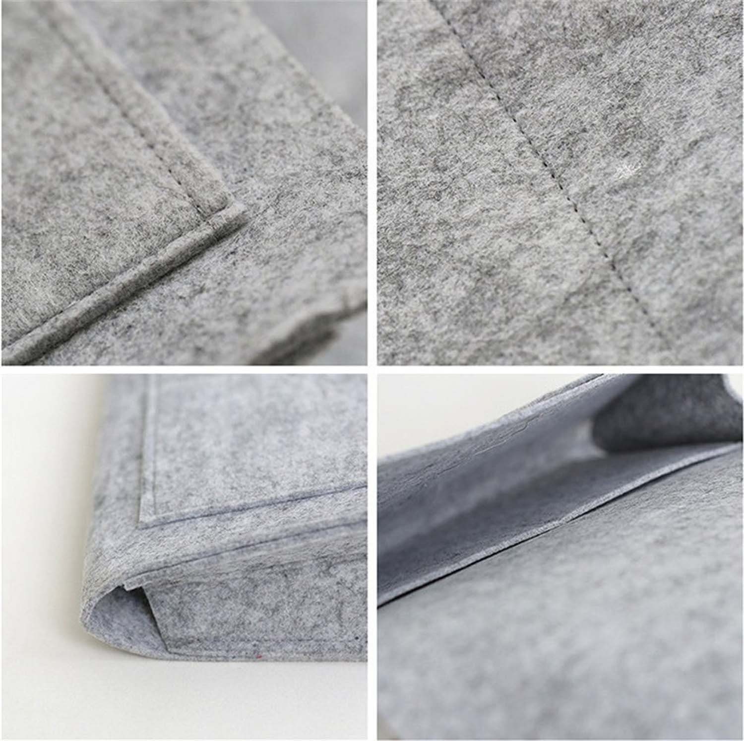 flowgoer Betttasche Nachttisch-Aufbewahrungstasche aus Filz, 32 cm