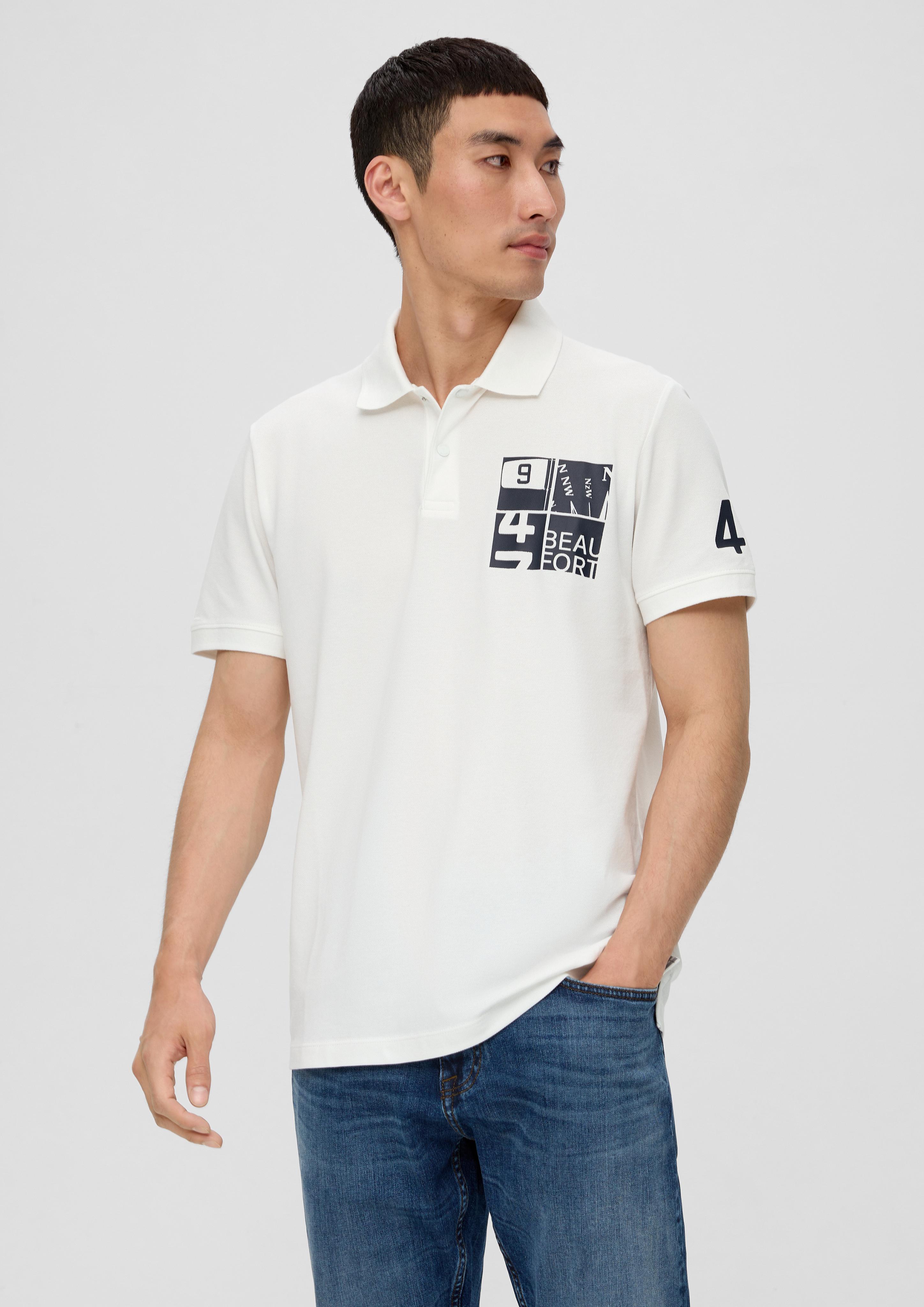 Poloshirt aus Baumwollstretch  2135699-01D1