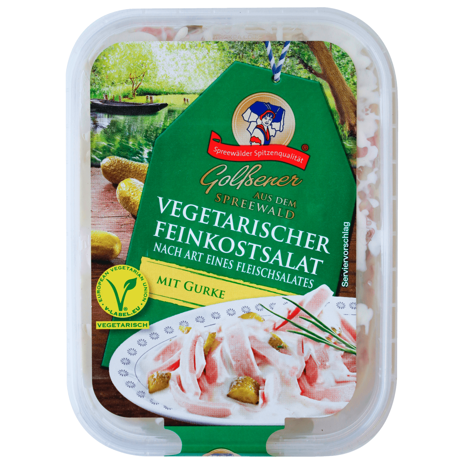 Golßener Vegetarischer Feinkostsalat mit Gurke 150g