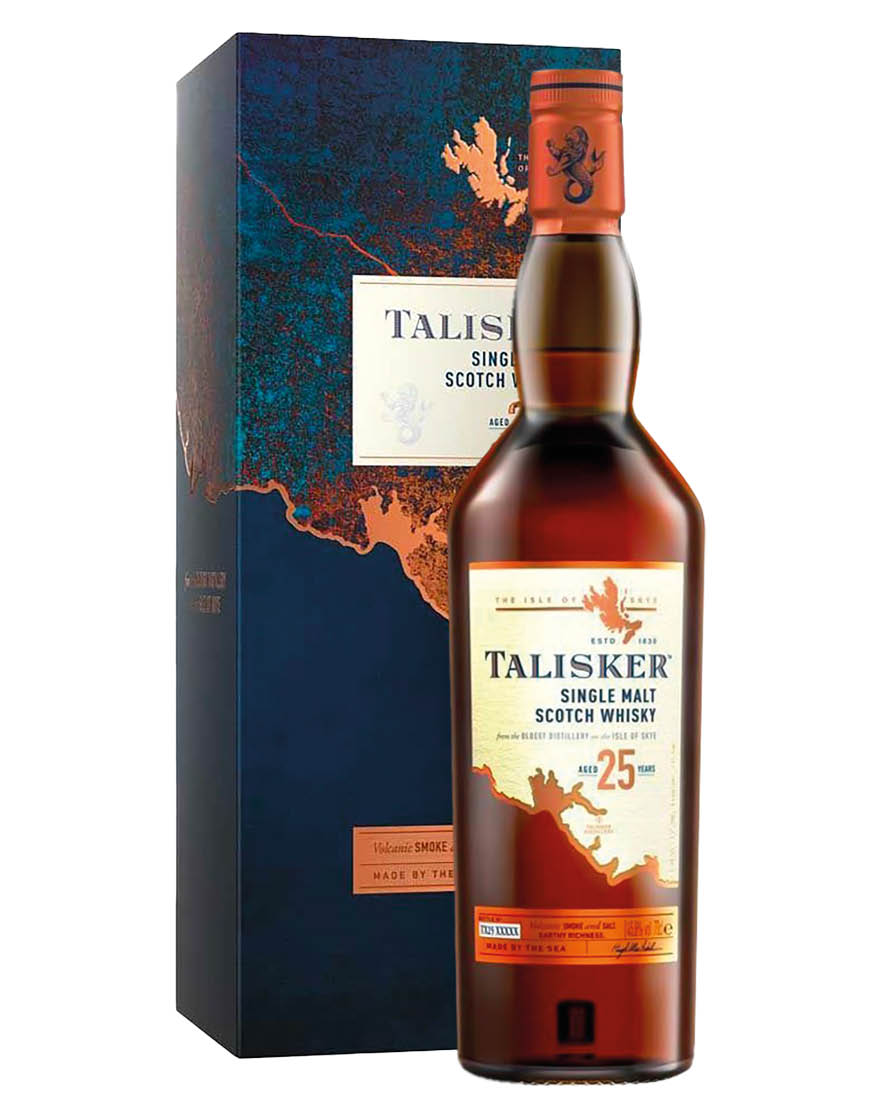 Single Malt Scotch Whisky Aged 25 Years Talisker 0,7 ℓ, En Étui