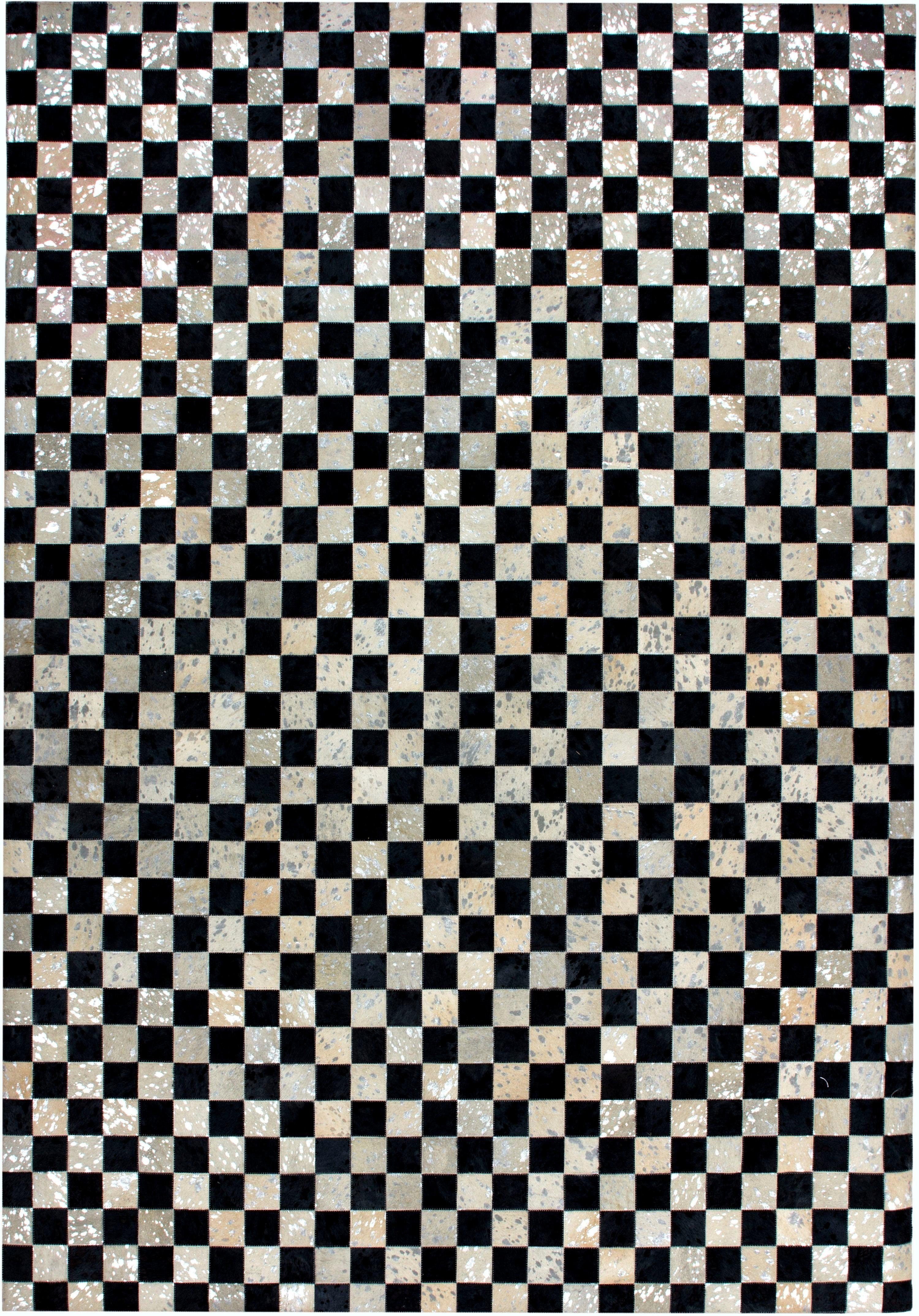 Fellteppich Audra 200, calo-deluxe, rechteckig, Höhe: 8 mm, echtes Rinderfell, Wohnzimmer