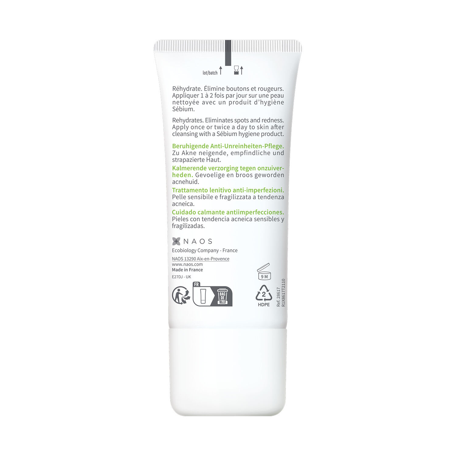 Bioderma Sébium Sensitive Soin Apaisant Anti-Imperfections - Peaux Sensibles à Tendance Acnéique 30 ml