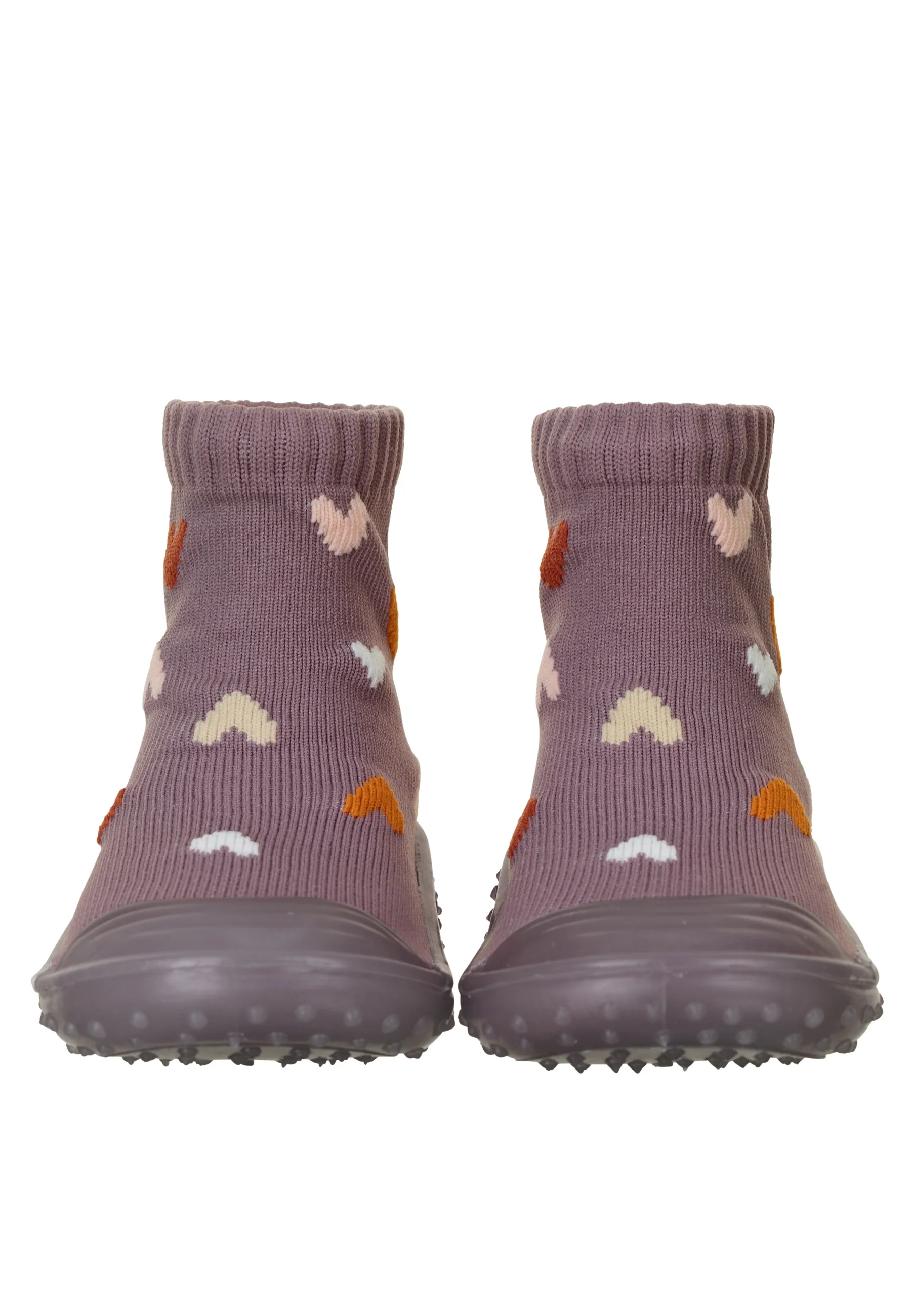 Adventure-Socks mit Motiv Herzen in Lila