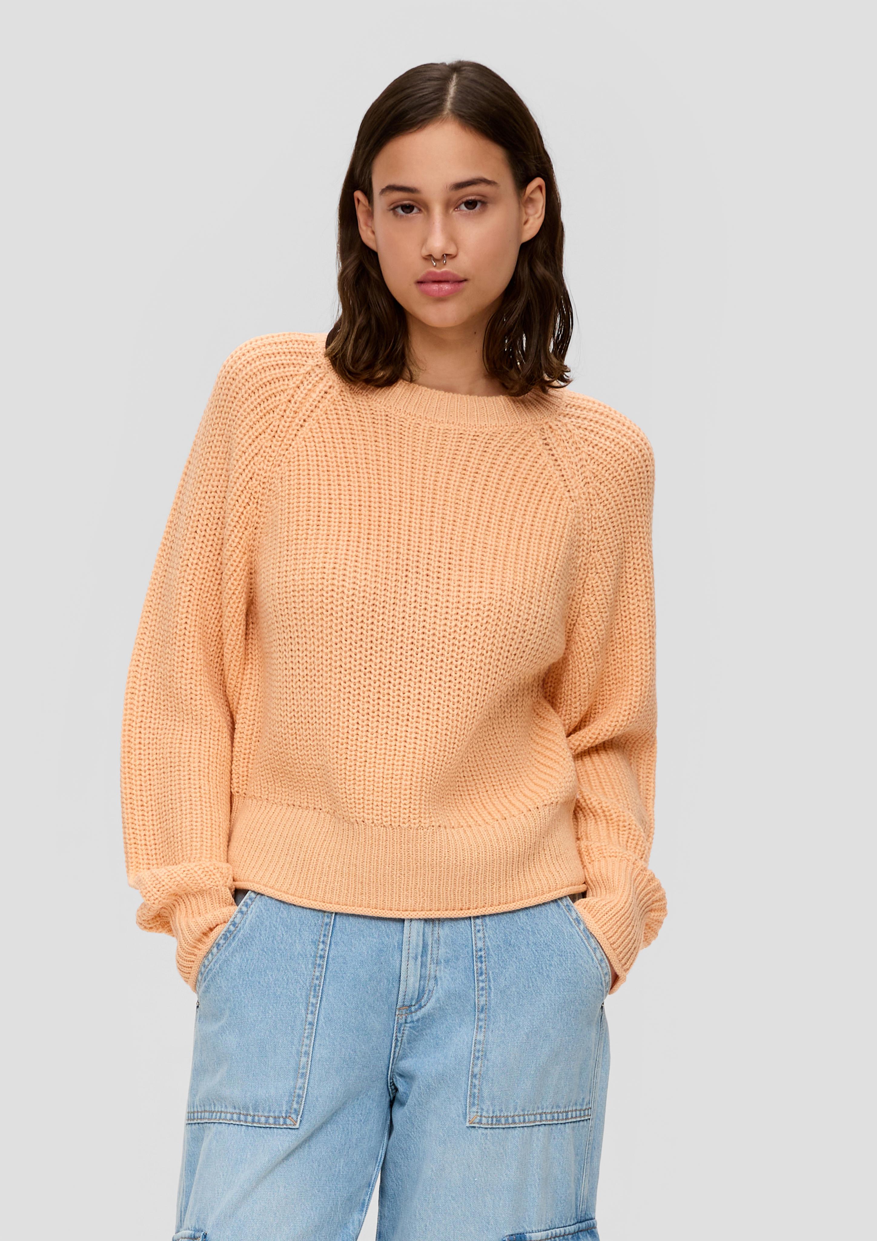 Strickpullover mit Ripp-Elementen  2140585-2101