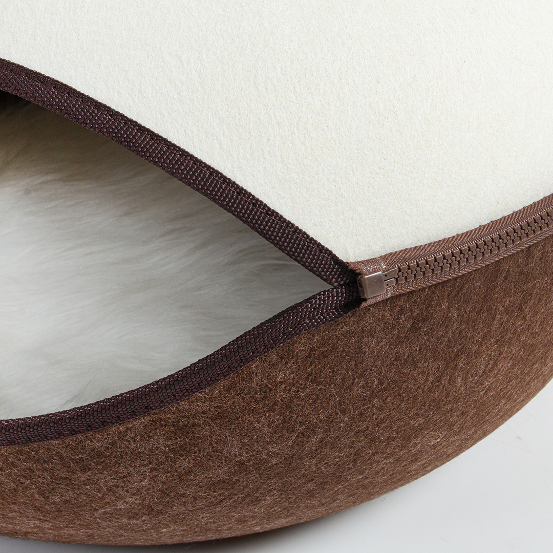 Canadian Cat Company Katzenbetten & Katzensofas Canadian Cat Company Filz Katzennest braun/ beige