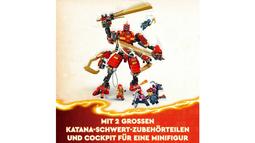 LEGO NINJAGO 71812 Kais Ninja-Kletter-Mech