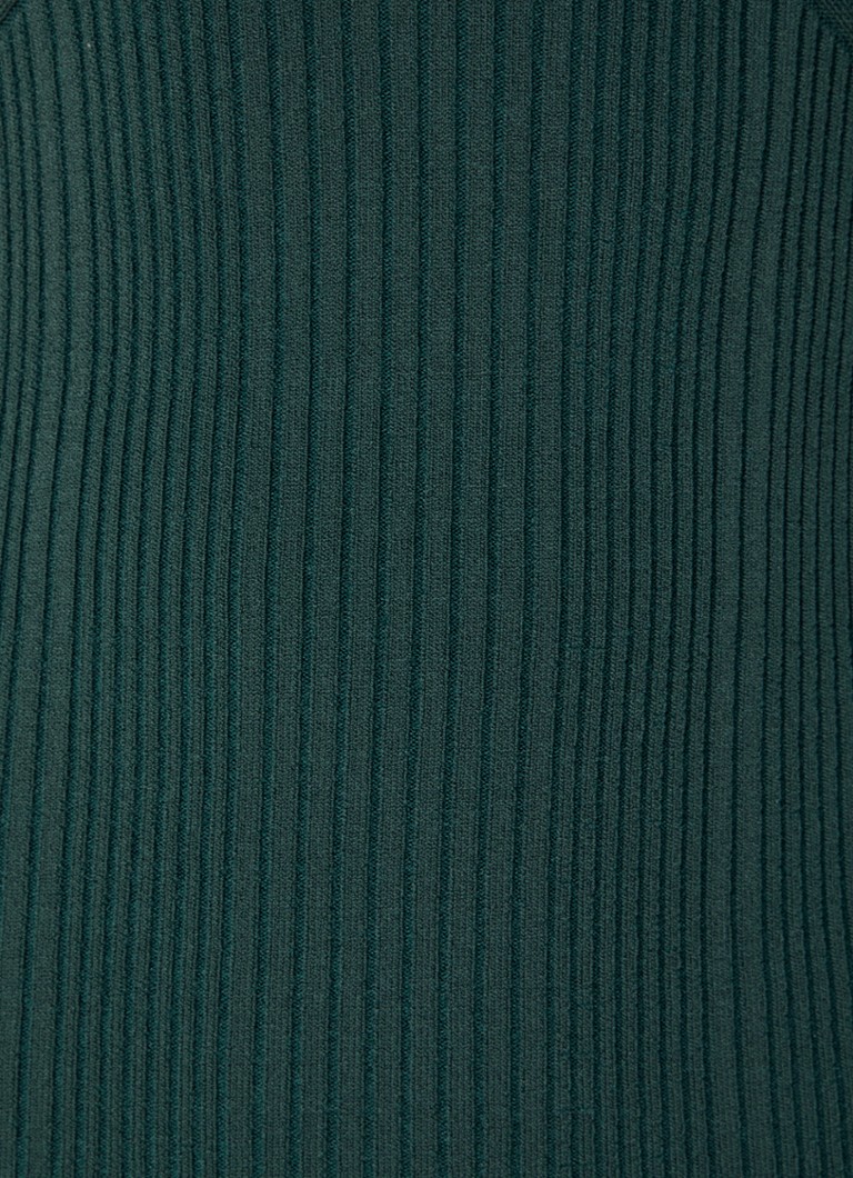 Rochie midi Kairi din material elastic cu nervuri de la French Connection
