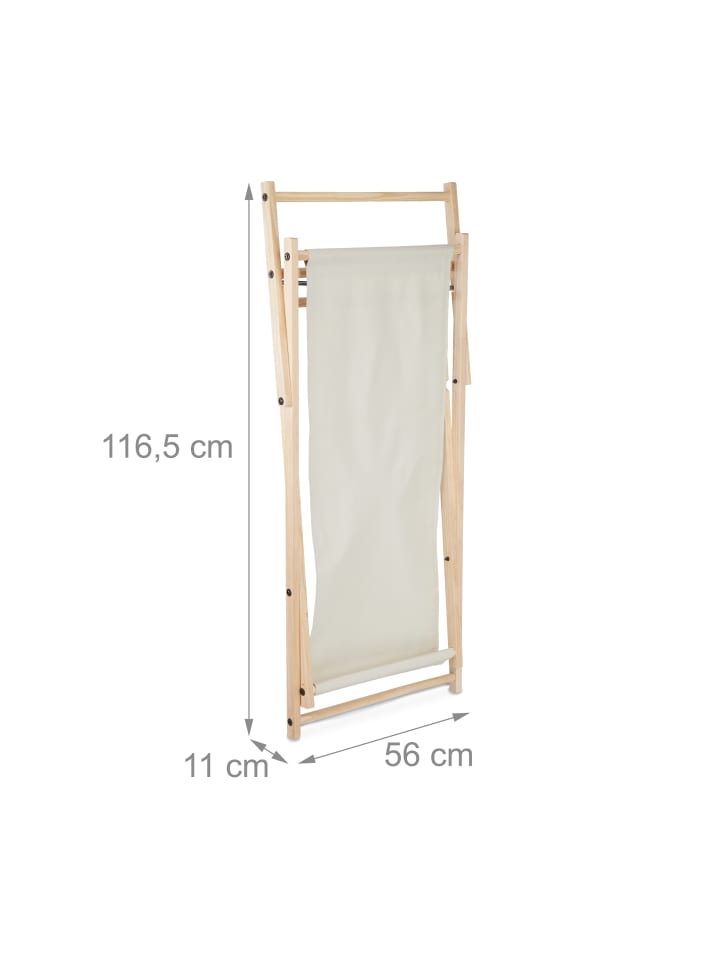 relaxdays Liegestuhl in Beige günstig kaufen onesize