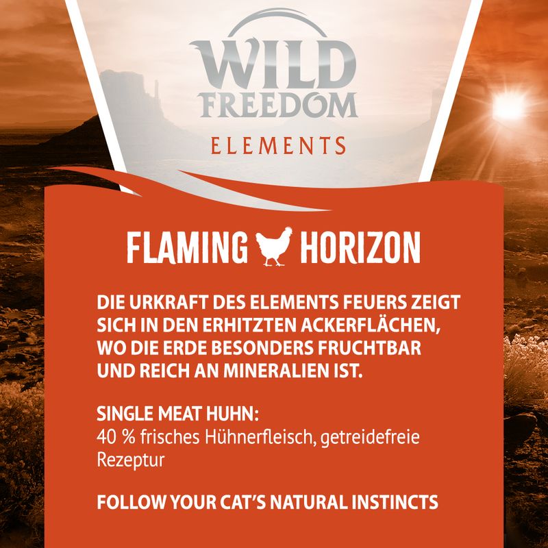 Wild Freedom Adult Flaming Horizon Huhn - getreidefrei | bitiba