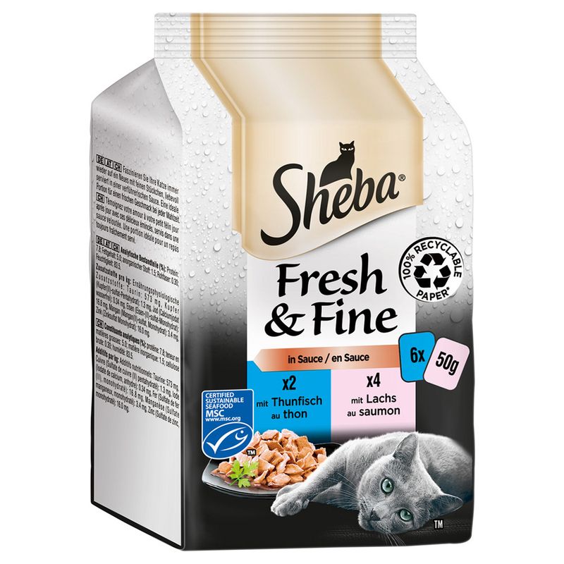 Sparpaket Sheba Fresh & Fine 72 x 50 g zu TOP-Preisen | bitiba %