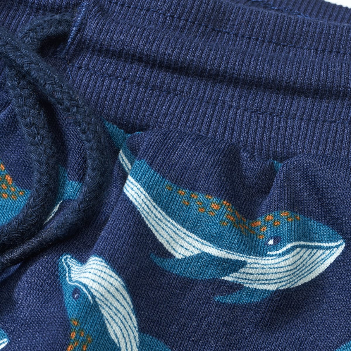 Shorts Pro Climate mit Wal-Muster & Stretch, dunkelblau, Gr. 110, 1 St