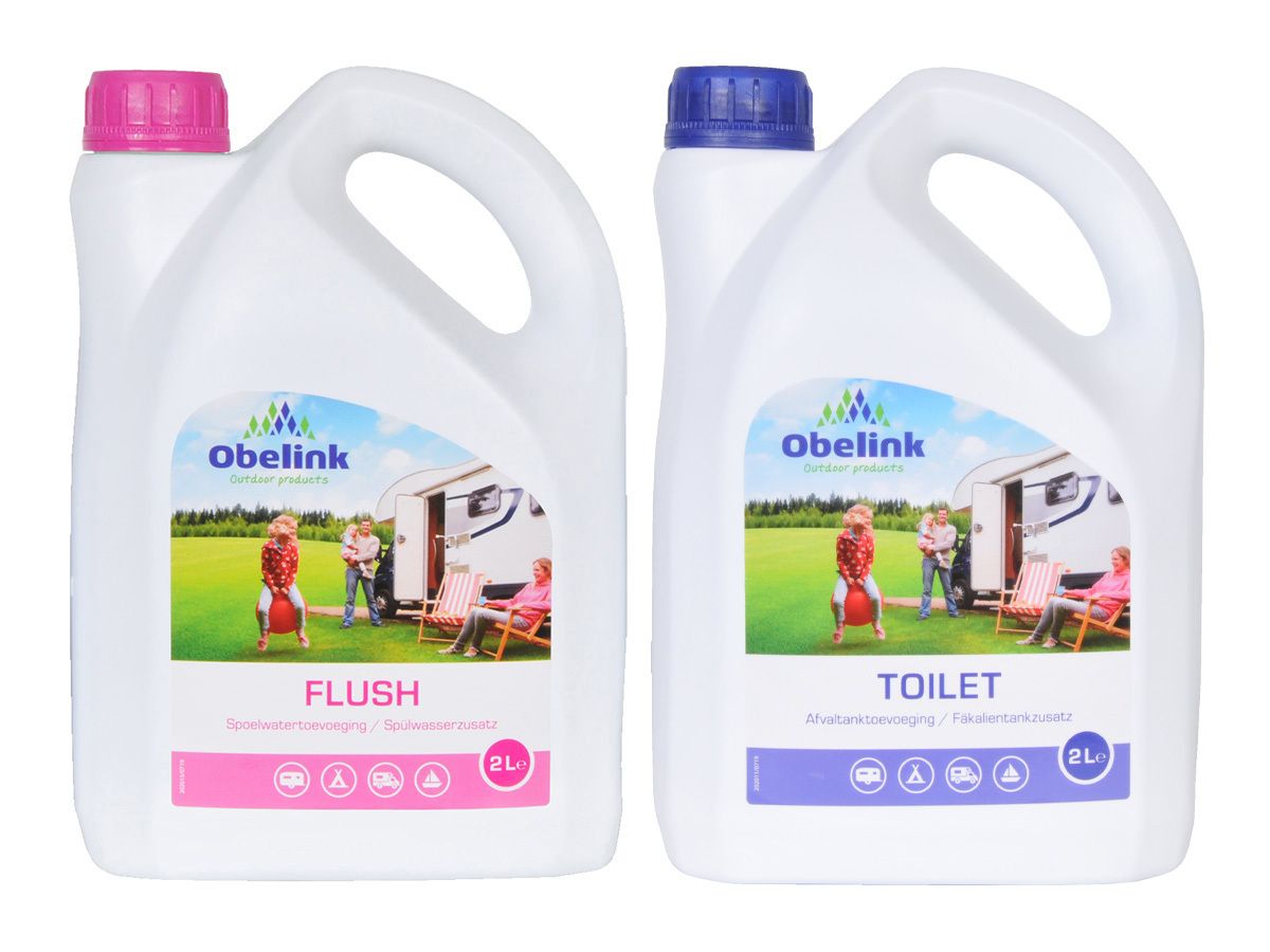 Obelink Blue Toilet Sanitärflüssigkeit und Flush Spülwasserzusatz