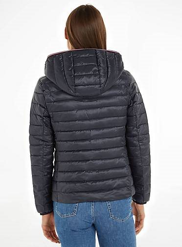 TOMMY HILFIGER Damen Übergangsjacke LW PADDED GLOBAL STRIPE