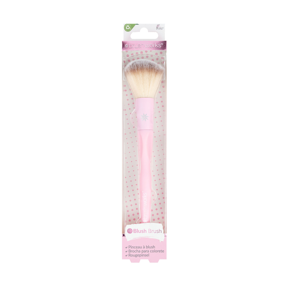Brushworks Pinceau Blush HD Rose Pinceau
