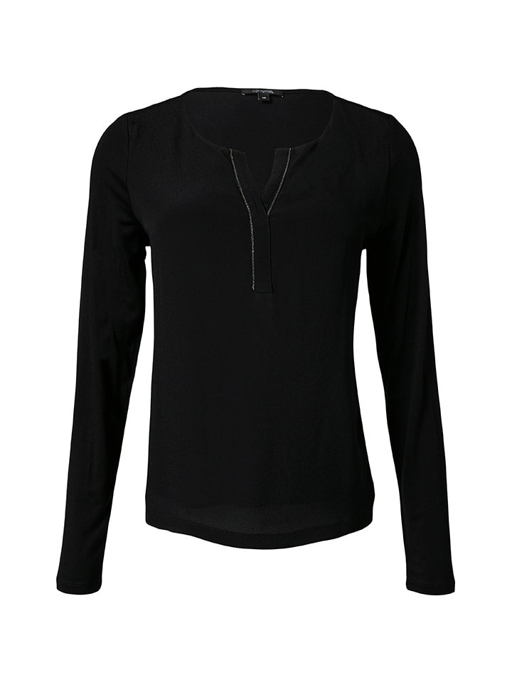 comma Bluse in Schwarz günstig kaufen