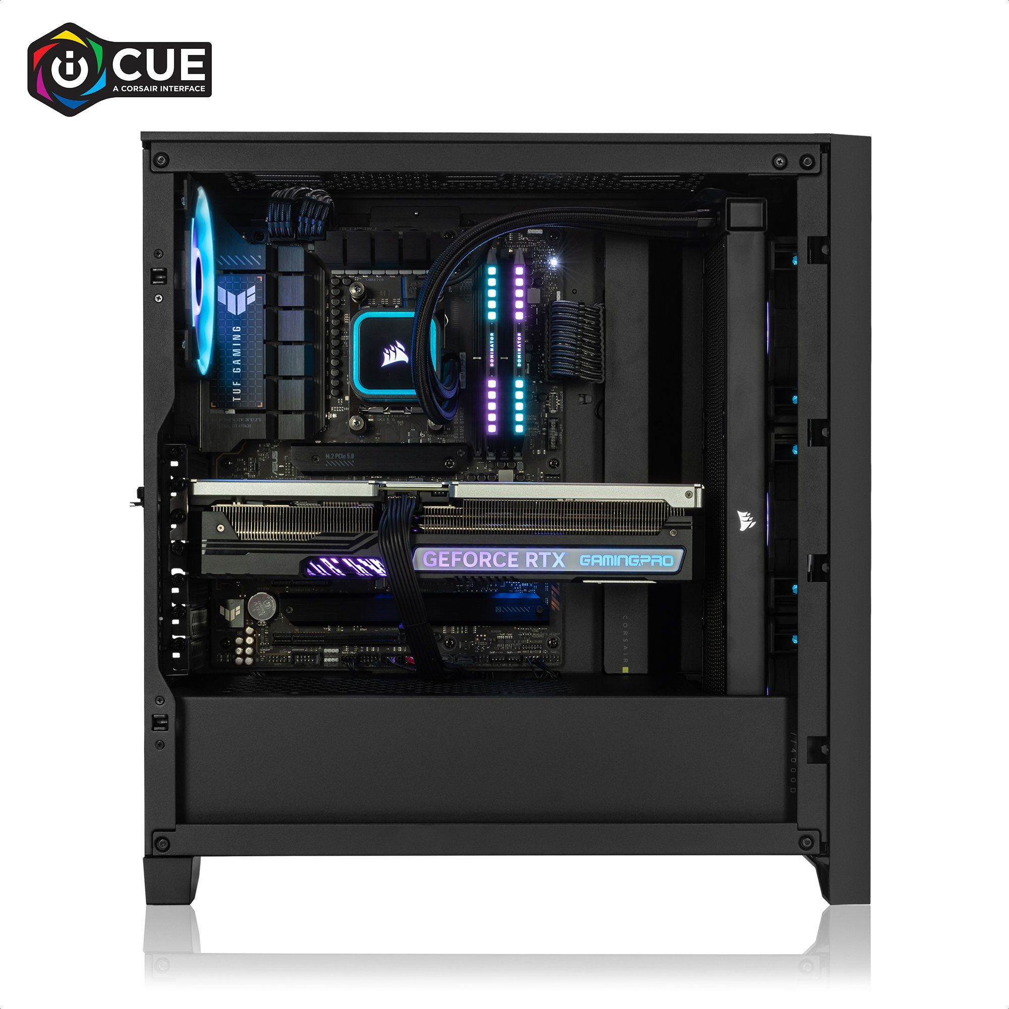 Megaport Gaming-PC (Intel Core i9 14900K, GeForce RTX 4090 24GB, 64 GB RAM, 2000 GB SSD, Wasserkühlung, Windows 11, WLAN)