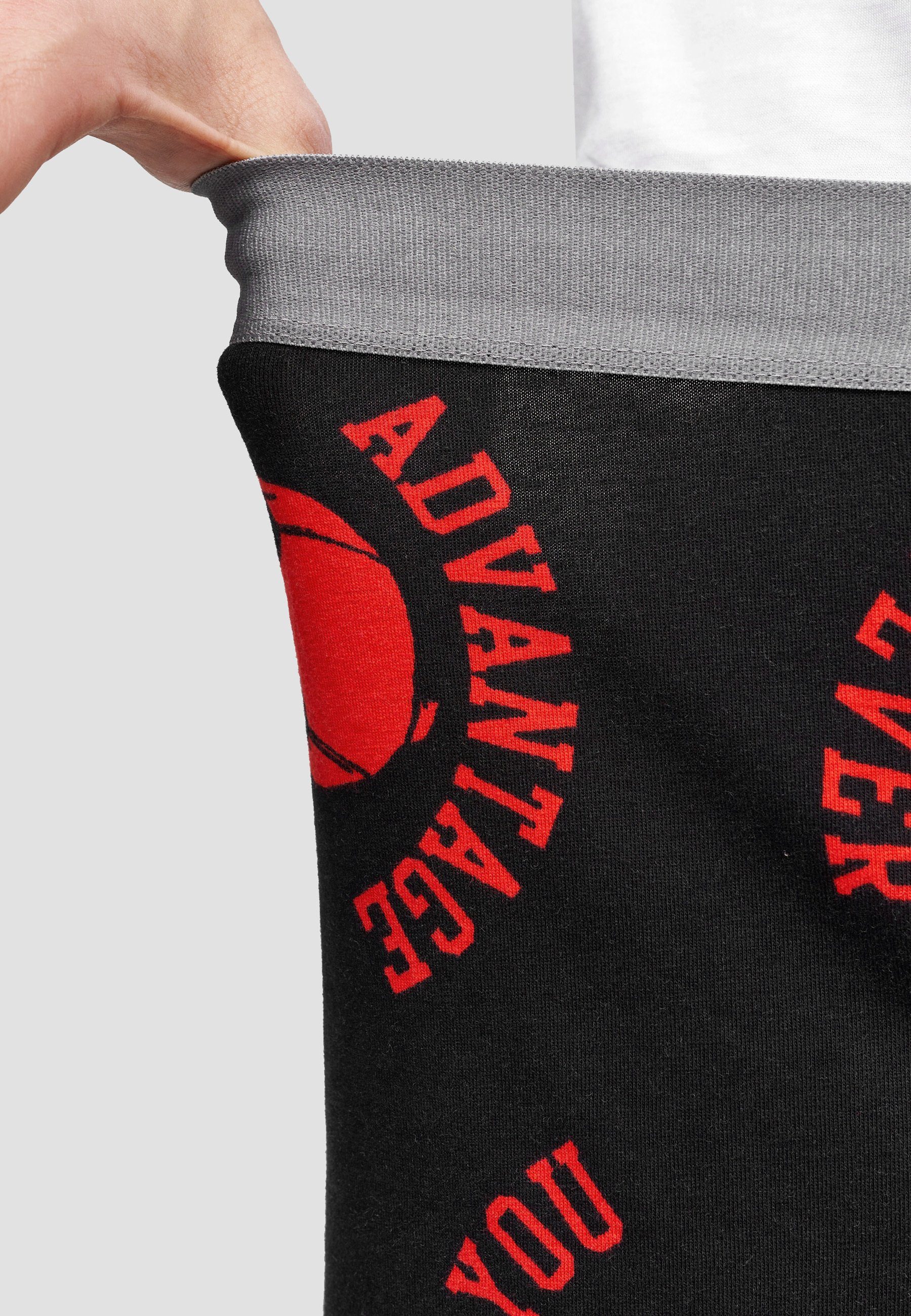 Recovered Pyjamahose Marvel Deadpool Slogan Heads GOTS zertifizierte Bio-Baumwolle