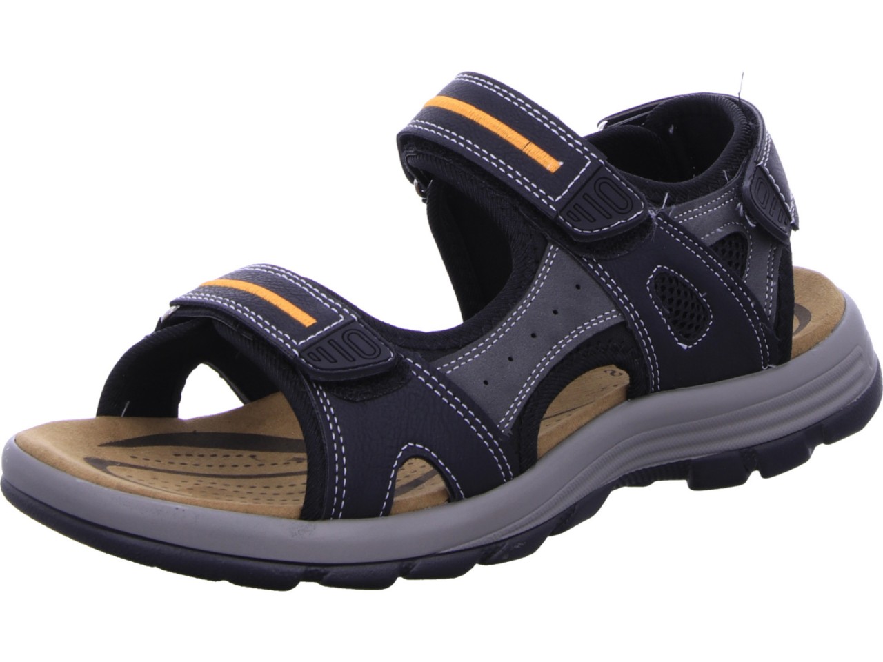 DIVERSE Sportliche Sandalen schwarz