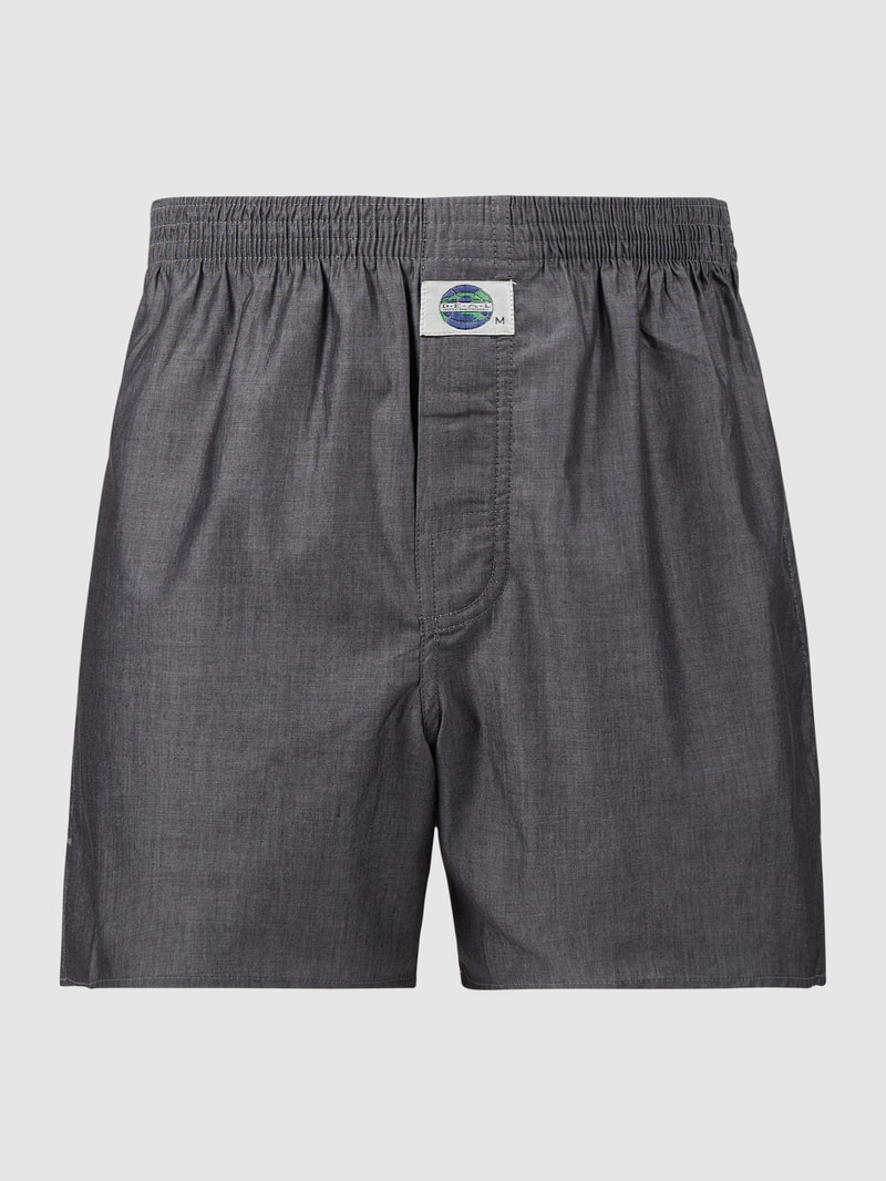 Boxershorts aus Baumwolle in schwarz