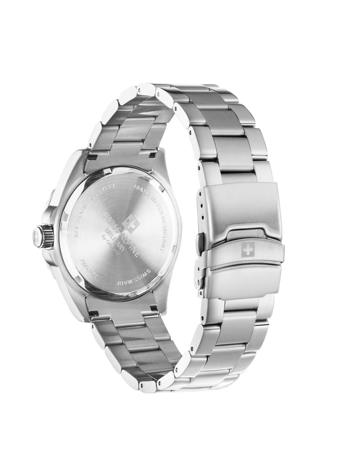 Swiss Military Quarzuhr 7029.1134SAM in Silber günstig kaufen onesize