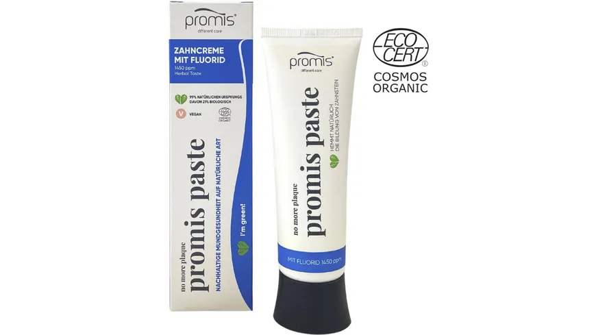 promis Natürliche Zahncreme Fluorid 75 ml