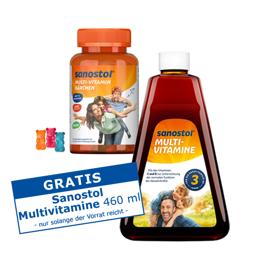SANOSTOL Multi-Vitamin Bärchen  60 St