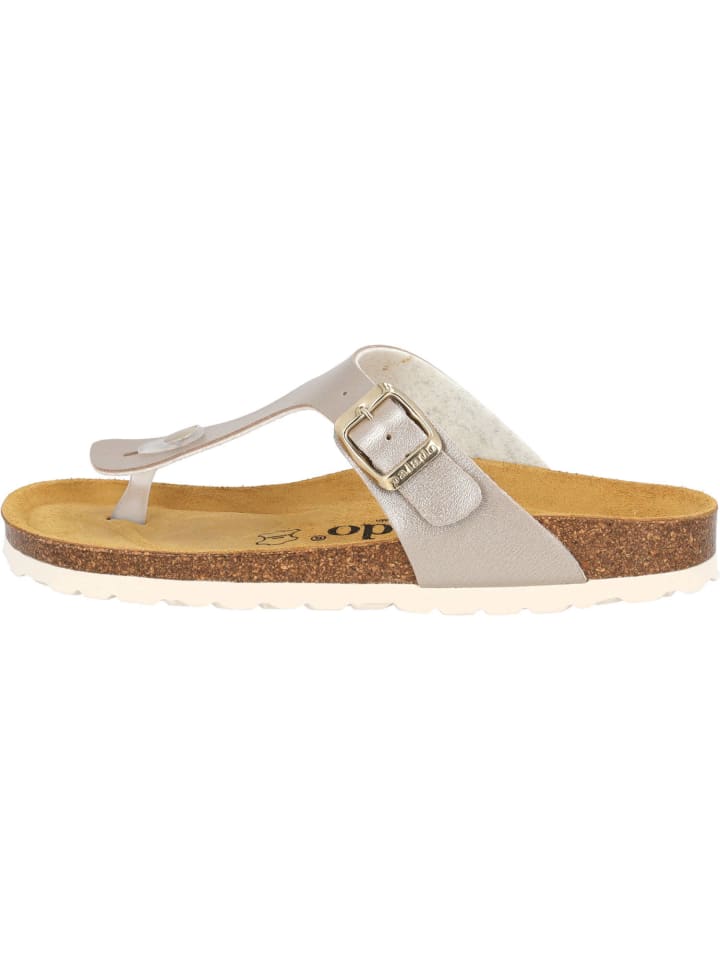 palado Zehentrenner in beige metallic günstig kaufen
