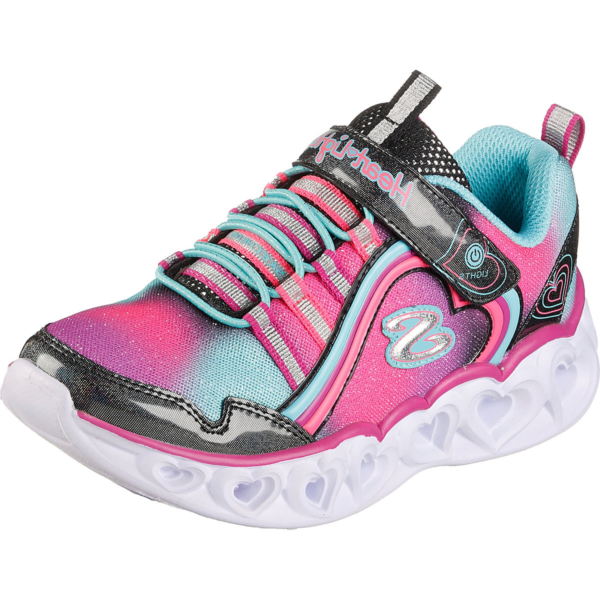 Sneakers Low Blinkies HEART LIGHTS RAINBOW LUX für Mädchen
