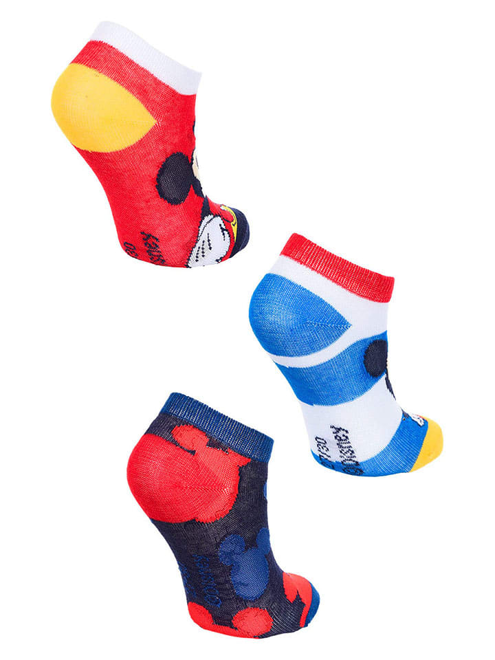 Disney Mickey Mouse 3er-Set: Socken 