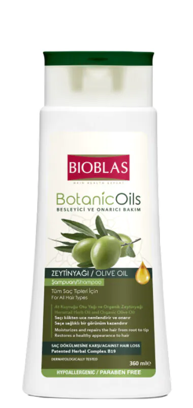 Bioblas Botanic Oils šampon s maslinovim uljem protiv opadanja kose