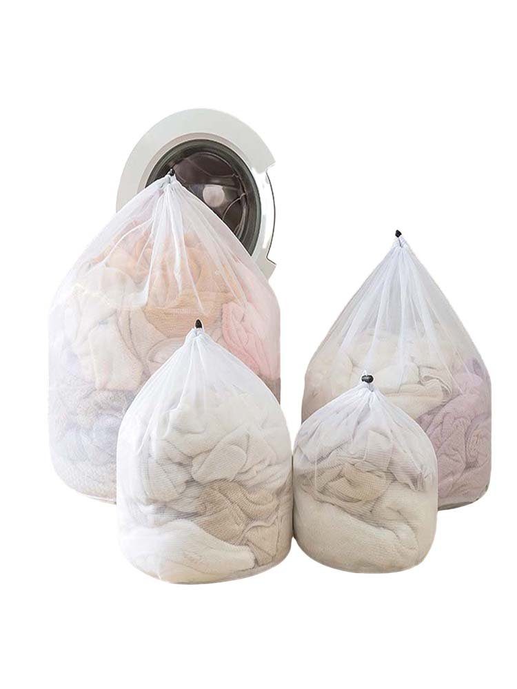 aikidio Wäschenetz Hauswäsche feinmaschig, grobmaschig BH-Wäschesack 4PCS,(5-St)