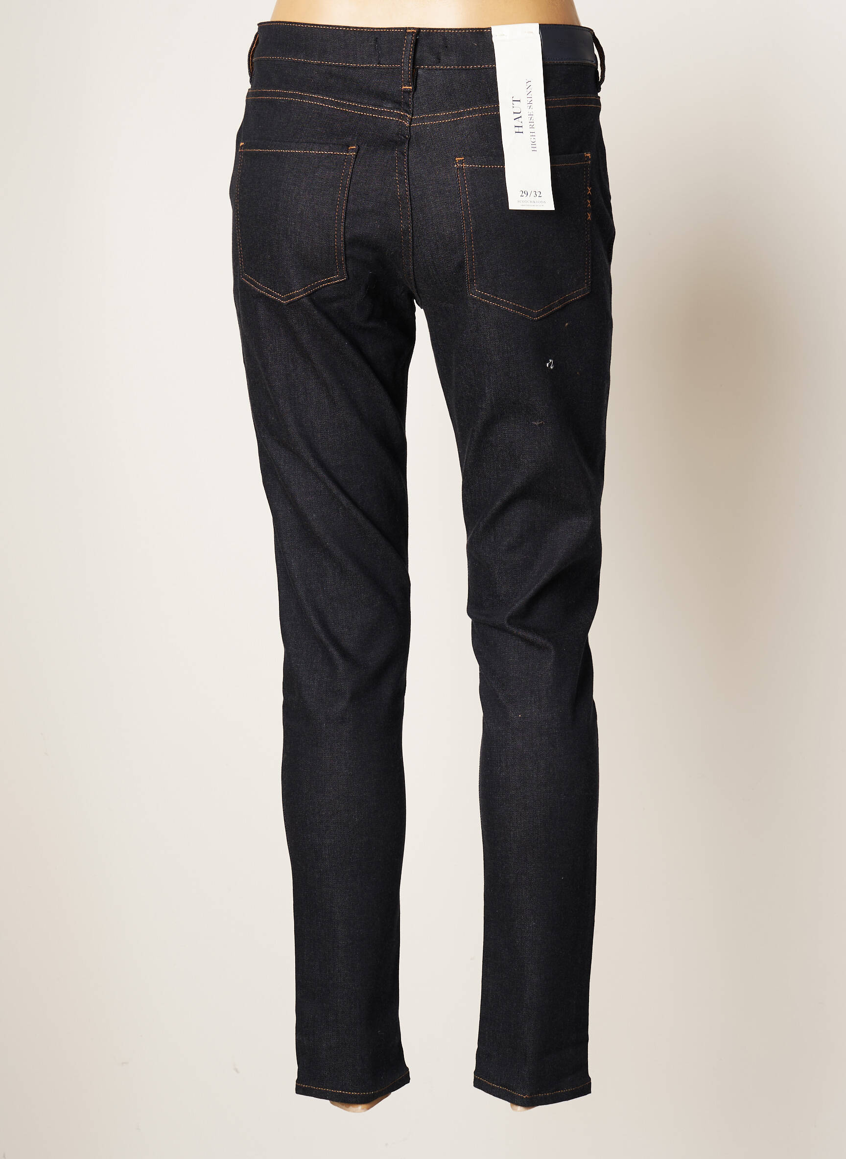 Maison Scotch Jeans Skinny Femme couleur bleu