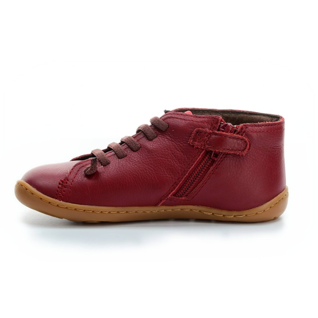 Camper Peu Cami Sella Mars (90019-090) K dunkel rote Mid Cut Barfußschuhe