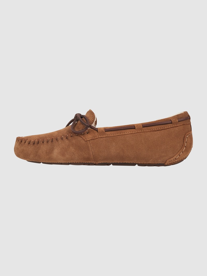 Mokassins mit Zierbesatz Modell 'DAKOTA' in camel