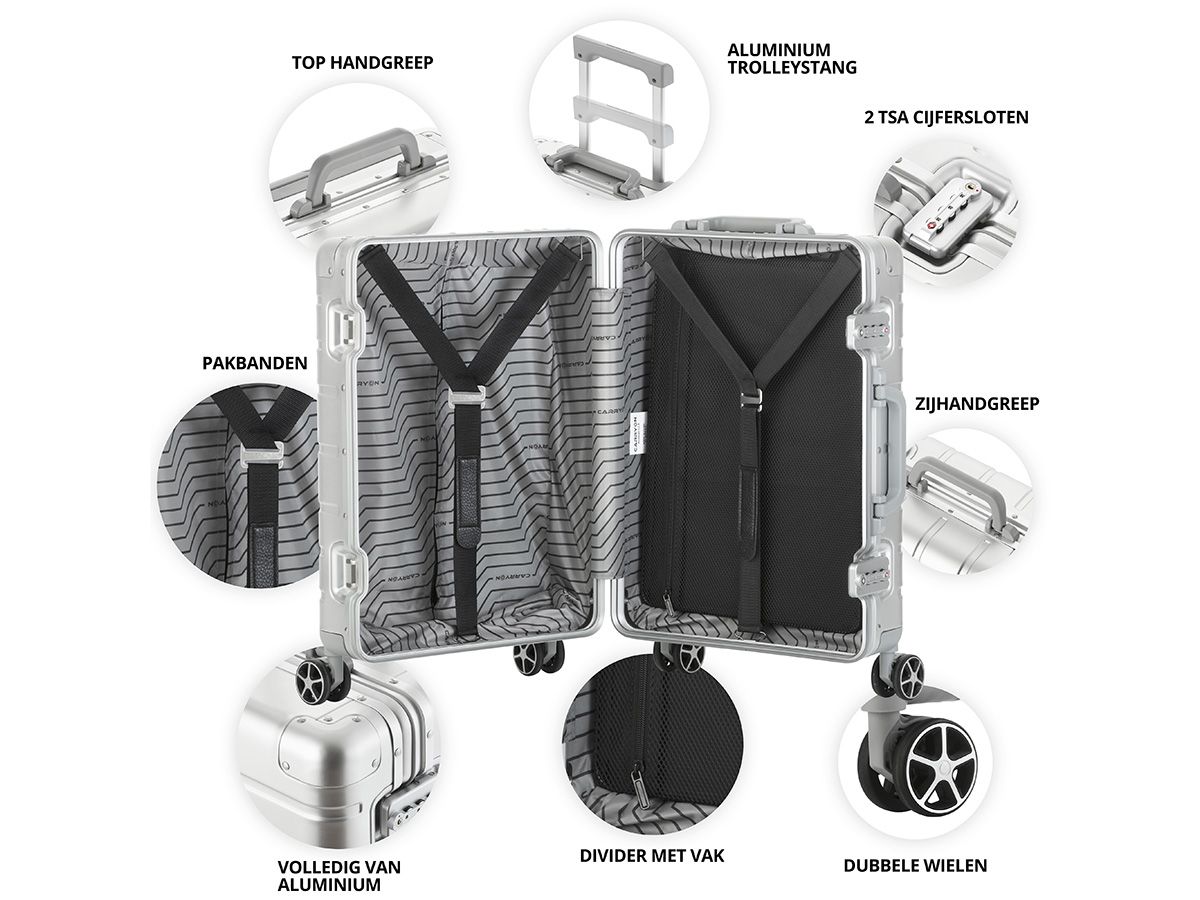 CarryOn ULD Aluminium Handgepäck Koffer