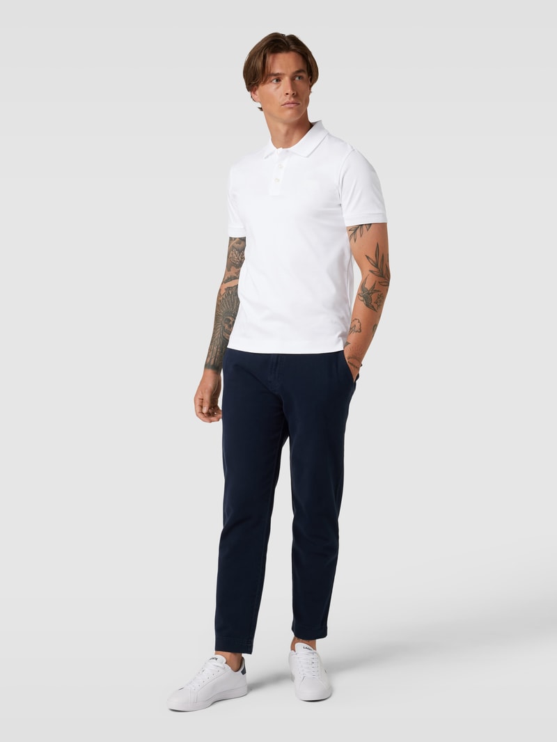 Poloshirt aus Baumwolle - Porsche X Boss Collection in weiß