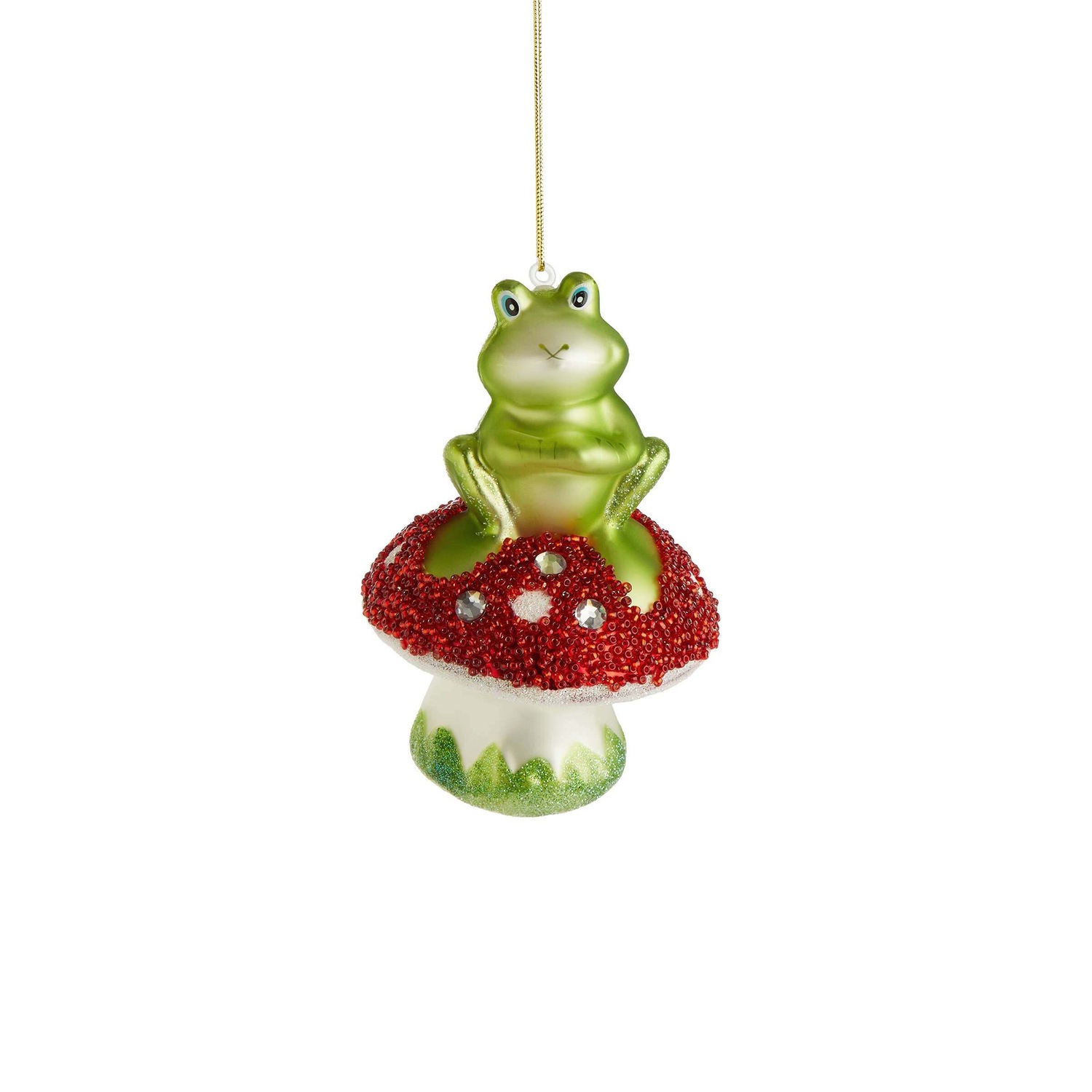 HANG ON Anhänger Frosch auf Pilz