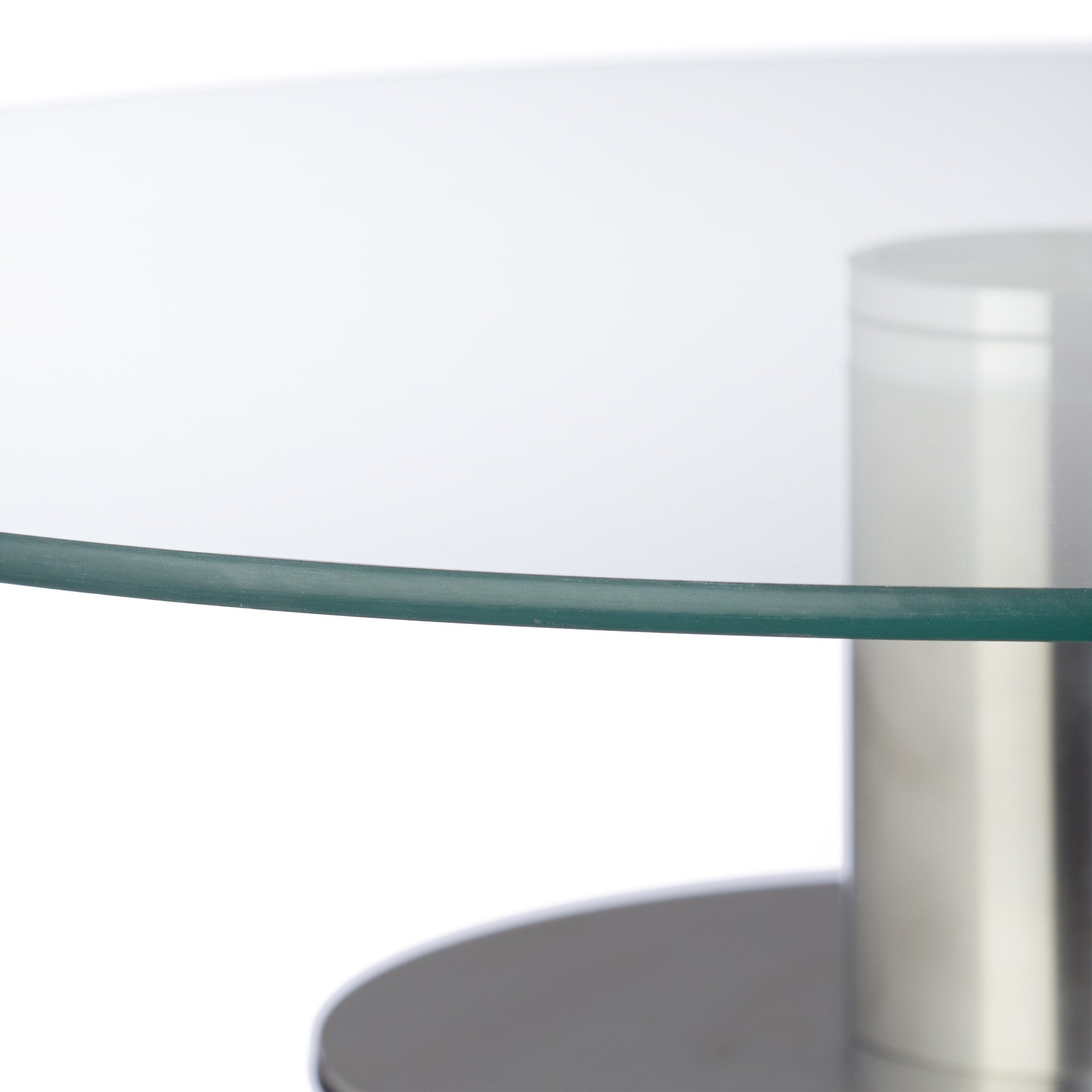 relaxdays Tortenplatte Tortenplatte drehbar mit Standfuß, Glas