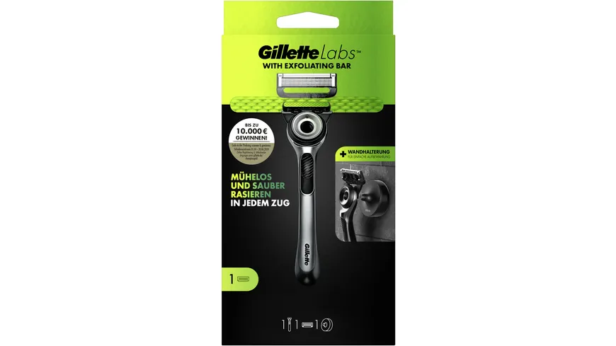 Gillette Labs Champion Gold Edition Rasierer mit Reinigungs-Element
