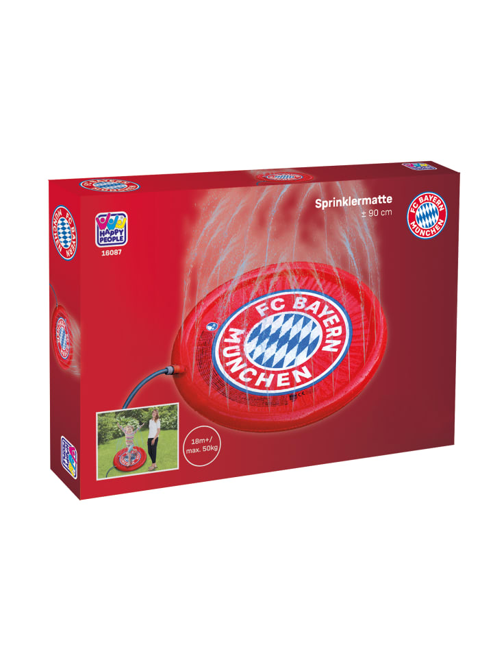 Happy People FCB Sprinklermatte Ø 90 cm, mit Spritzfunktion in rot günstig kaufen onesize
