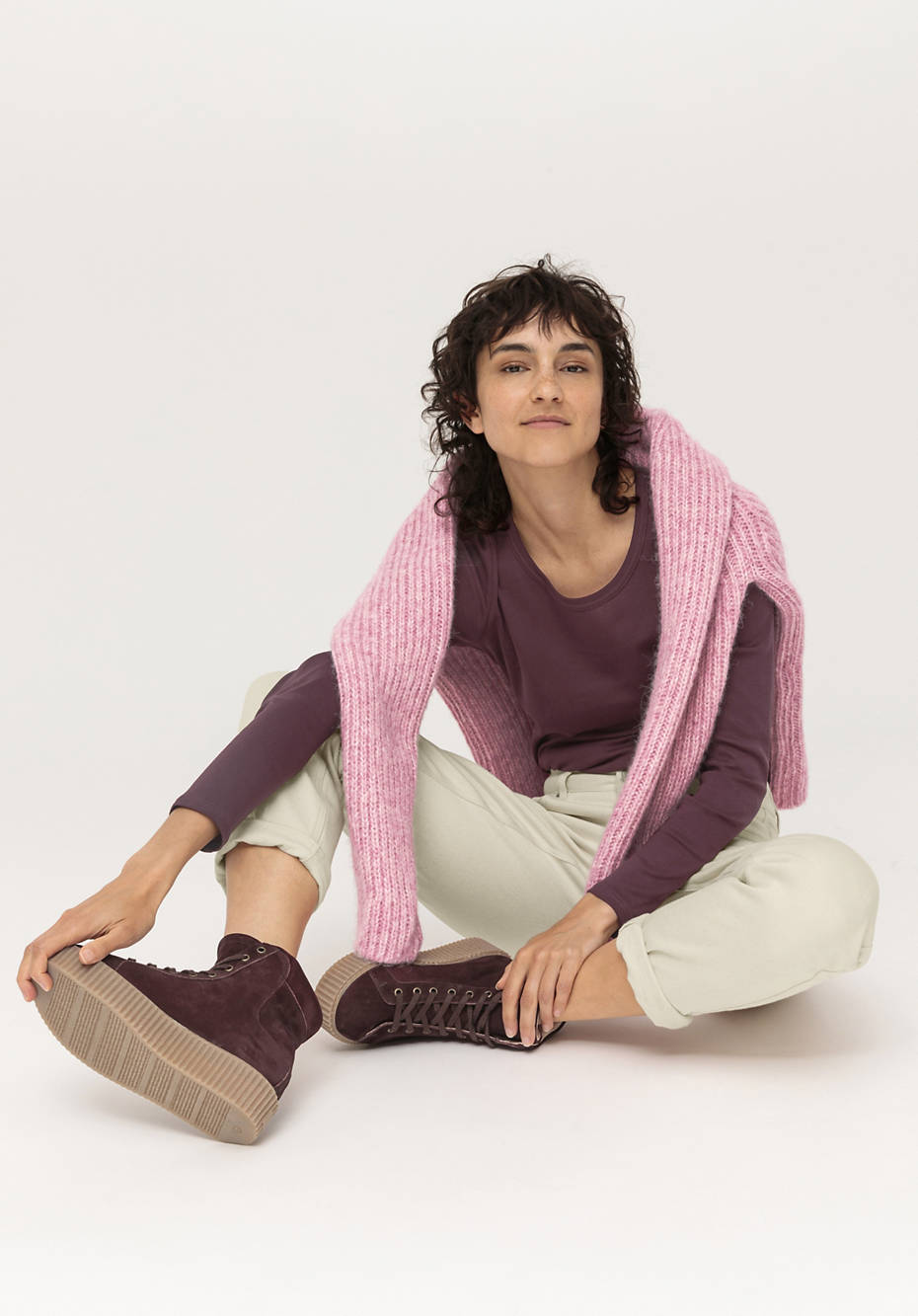 Langarm-Shirt aus reiner Bio-Baumwolle