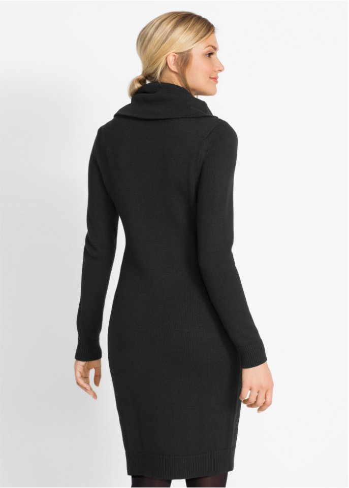 Strickkleid mit Rollkragen