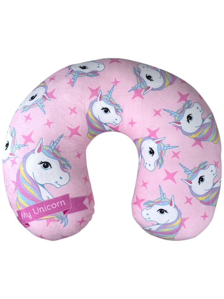 AY!MAX Reisekissen Einhorn  - (L) 37 cm x (B) 30 cm in Rosa günstig kaufen 10