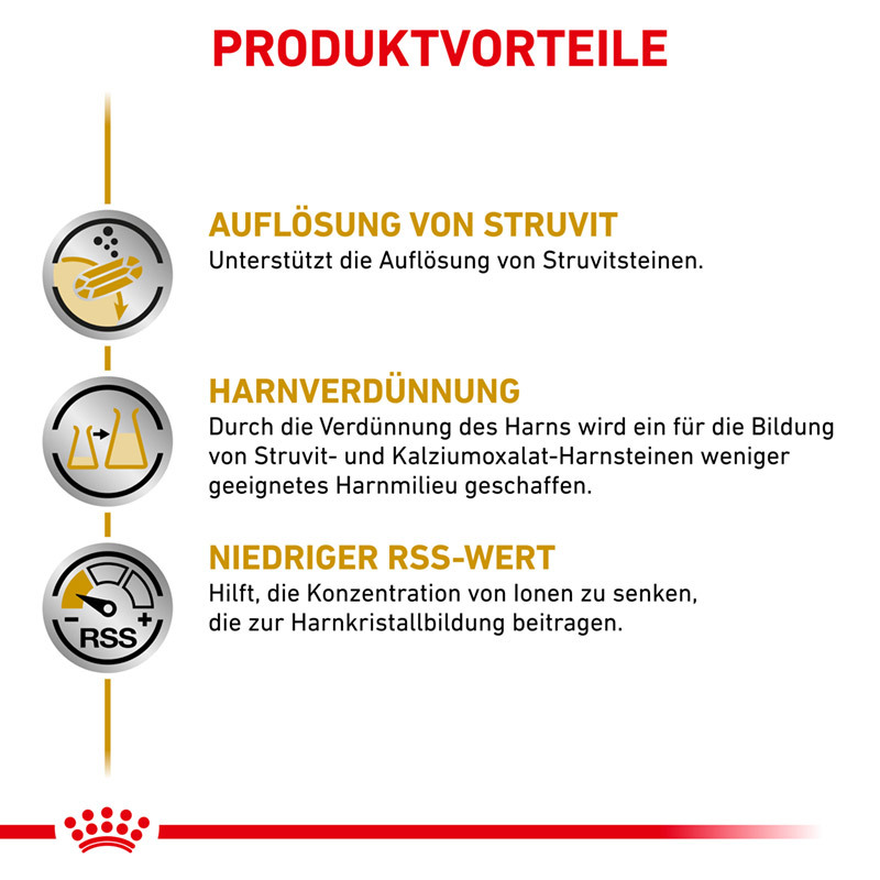ROYAL CANIN Urinary ROYAL CANIN Veterinary Urinary S/O Feine Stückchen in Soße 12x100g