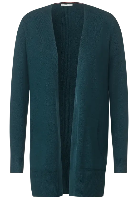 CECIL Cosy Melange Strickjacke