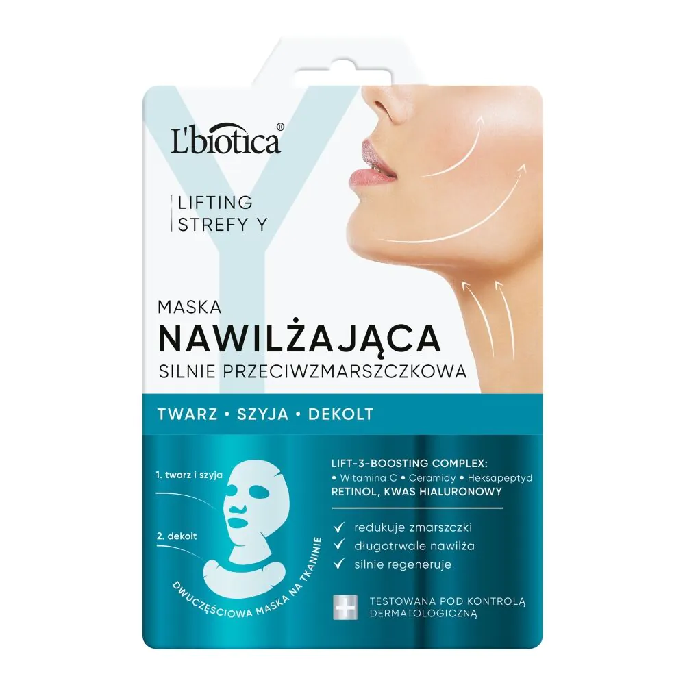 L'biotica Y-Zone Lifting Hydraterend Gezichtsmasker